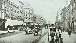 John Lewis, Oxford Street, Westminster LB: Blick nach Osten bei Oxford Circus, 1890