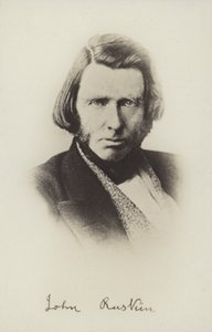 John Ruskin (1819-1900), englischer Schriftsteller, Kunstkritiker, Künstler und Sozialdenker