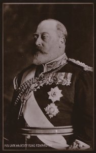 König Edward VII (s/w Foto) von English Photographer