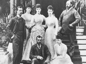 König Edward und seine Familie von English Photographer