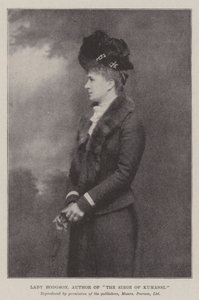 Lady Hodgson, Autorin von Die Belagerung von Kumassi von English Photographer