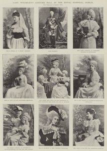 Lady Wolseleys Kostümball im Royal Hospital, Dublin