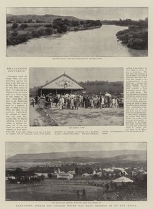 Ladysmith, wo Sir George White von den Buren eingekesselt wurde