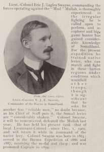 Oberstleutnant E. J. E. Swayne, Kommandeur der Streitkräfte in Somaliland von English Photographer