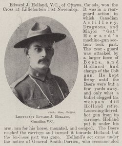 Leutnant Edward J Holland, kanadischer VC