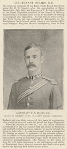 Leutnant W E Stairs, RE, Zweiter Kommandant der afrikanischen Expedition von Mr Stanley