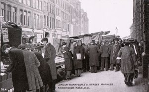 Straßenmärkte der Londoner Arbeiter von English Photographer