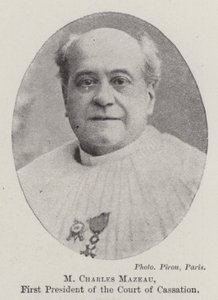 M Charles Mazeau, Erster Präsident des Kassationshofs von English Photographer