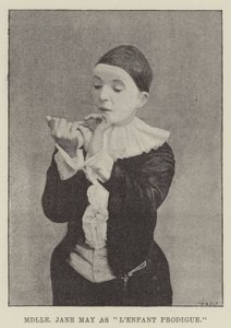 Mademoiselle Jane May als Lenfant Prodigue von English Photographer