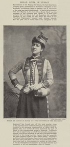 Mademoiselle de Lussan als Maria in Die Tochter des Regiments von English Photographer