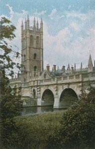 Magdalen College und Brücke