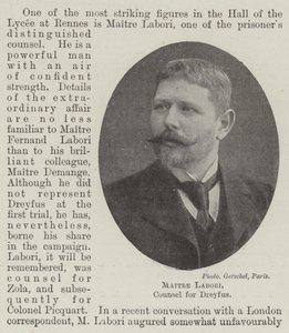 Maitre Labori, Anwalt von Dreyfus