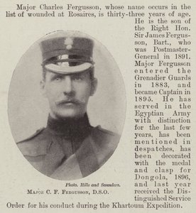 Major C F Fergusson, DSO