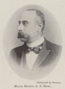 Major Martin A. S. Hume von English Photographer