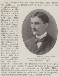 Major William Babtie, VC, Royal Army Medical Corps von English Photographer