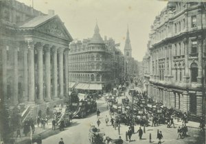 Mappin und Webb, Cheapside, vom Mansion House Blick nach Westen, City of London, 1890 von English Photographer