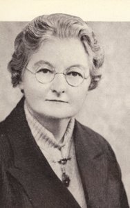 Margaret Bondfield, Labour-Abgeordnete und erste weibliche Kabinettsministerin in der britischen Regierung (s/w Foto) von English Photographer