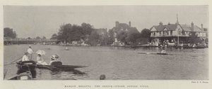 Marlow-Regatta, das Finale der Senior-Junior-Skulls von English Photographer