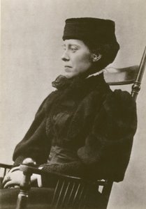 Mary Kingsley, Porträt, sitzend, mit Hut von English Photographer