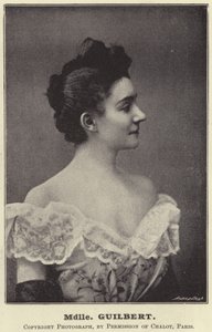 Mdlle Guilbert von English Photographer