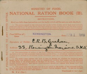 Ministerium für Ernährung Nationales Rationsbuch