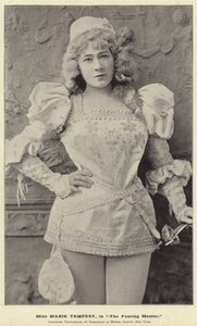 Miss Marie Tempest in Der Fechtmeister