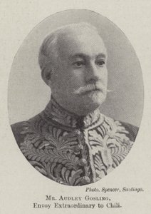 Herr Audley Gosling, außerordentlicher Gesandter in Chile von English Photographer