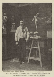 Mr. E. Onslow Ford, neuer Royal Academician von English Photographer