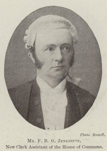 Herr F B G Jenkinson, neuer stellvertretender Sekretär des House of Commons von English Photographer