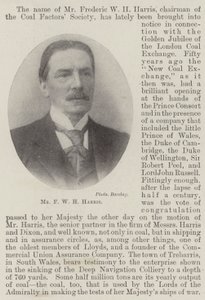 Mr. F. W. H. Harris von English Photographer