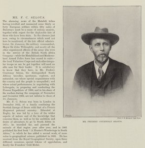 Mr. Frederic Courtenay Selous von English Photographer