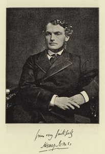 Herr George Meredith, Dichter und Romanautor von English Photographer