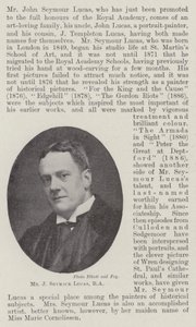 Mr J Seymour Lucas, RA von English Photographer