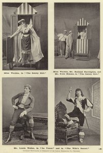 Mr Lewis Waller in La Tosca und in Das Geheimnis der Frau