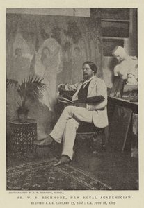 Mr. W. B. Richmond, neuer Royal Academician von English Photographer
