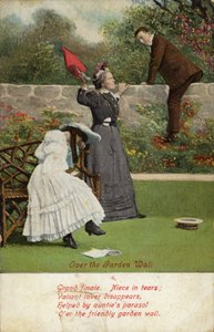 Über den Gartenzaun