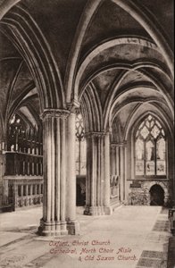 Oxford, Christ Church Kathedrale, Nordchor Seitenschiff, Alte Sachsenkirche von English Photographer