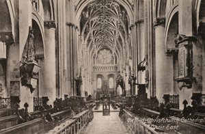 Oxford, Christchurch Kathedrale, Chor Ost von English Photographer