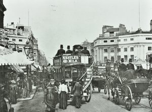 Oxford Circus, Westminster LB: Blick nach Osten, 1895