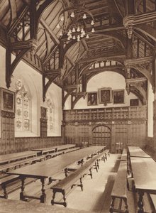 Oxford: Oriel College, Die Halle von English Photographer