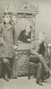 Oxford-Studenten, späte 1860er Jahre von English Photographer