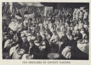 Erbsenschäler in Covent Garden, London