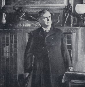 Phillips Brooks in seinem Arbeitszimmer von English Photographer