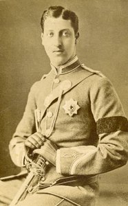 Porträt von Prinz Albert Victor von Wales