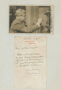 Porträt von Lawrence Alma-Tadema von English Photographer