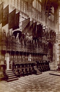 Postkarte der Westminster Abbey von English Photographer