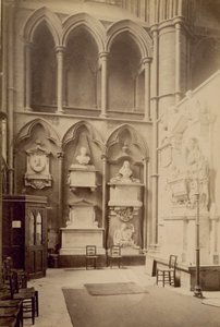 Postkarte der Westminster Abbey von English Photographer
