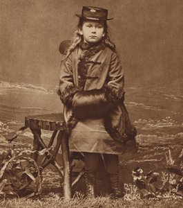 Prinzessin May, die zukünftige Königin Mary, im Alter von sechs Jahren von English Photographer