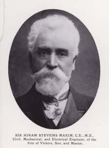 Prominente Männer von London: Sir Hiram Stevens Maxim von English Photographer