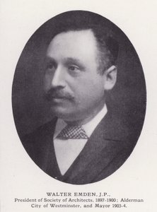 Prominente Männer von London: Walter Emden von English Photographer